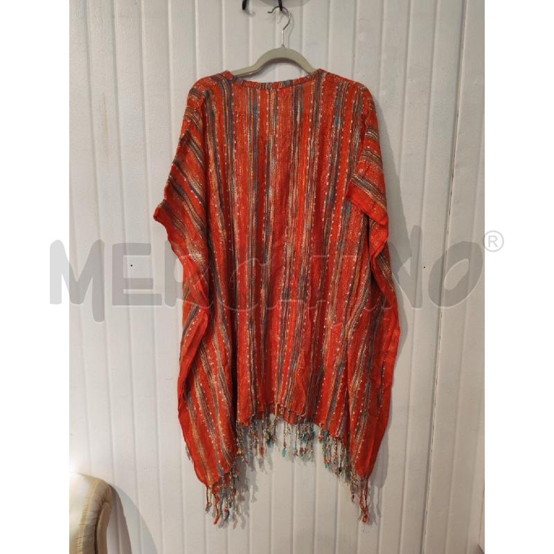 ABITO DONNA TOY G ARANCIONE RIGHINE AZZURRE DORATE | Mercatino dell'Usato Mestre 3