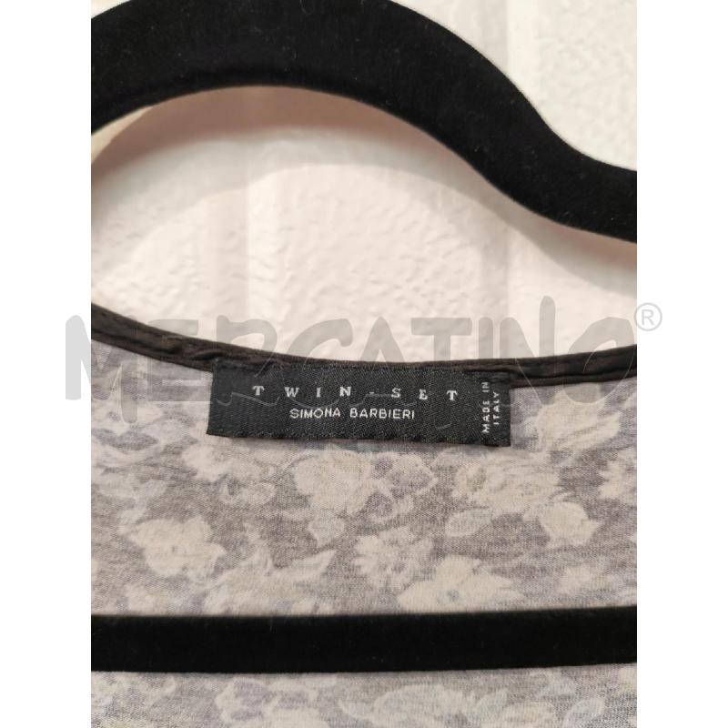 ABITO DONNA TWINSET SIMONA BARBIERI NERO FIORI | Mercatino dell'Usato Mestre 2