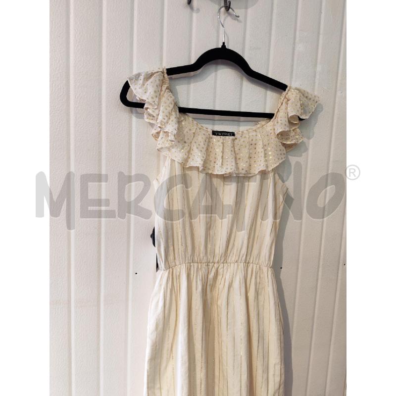 ABITO DONNA TWIN SET BAINCO RIGHINE DORATE | Mercatino dell'Usato Mestre 3