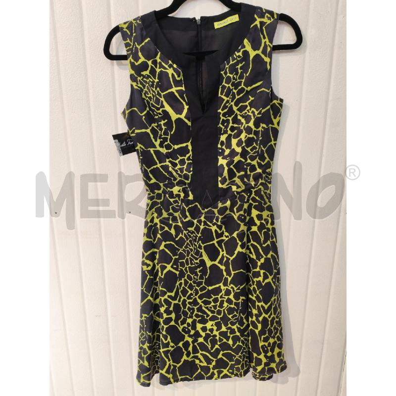 ABITO DONNA VERSACE JEANSFANTASIA VERDE E NERA | Mercatino dell'Usato Mestre 1