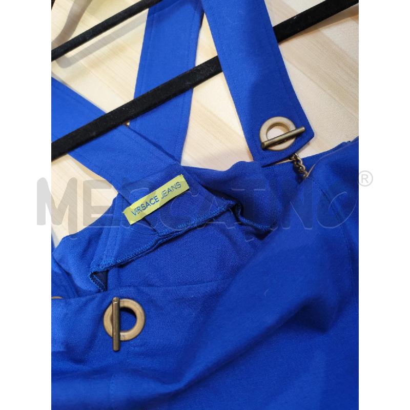 ABITO DONNA VERSACE JEANSW BLU TUBINO | Mercatino dell'Usato Mestre 4