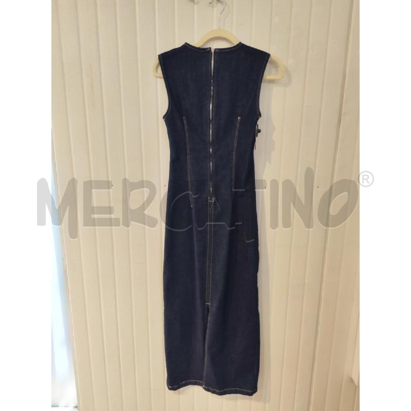 ABITO DONNA ZARA IN JEANS BLU SCURO | Mercatino dell'Usato Mestre 3