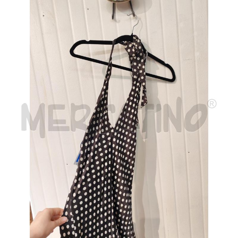 ABITO DONNA ZARA NERI POIS BIANCHI | Mercatino dell'Usato Mestre 2