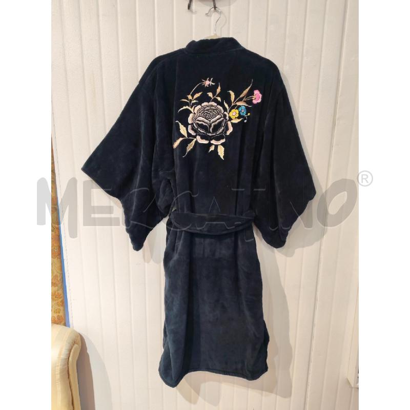 ACCAPPATOIO DONNA EMANUEL UNGARO NERO RICAMATO VINTAGE | Mercatino dell'Usato Mestre 4