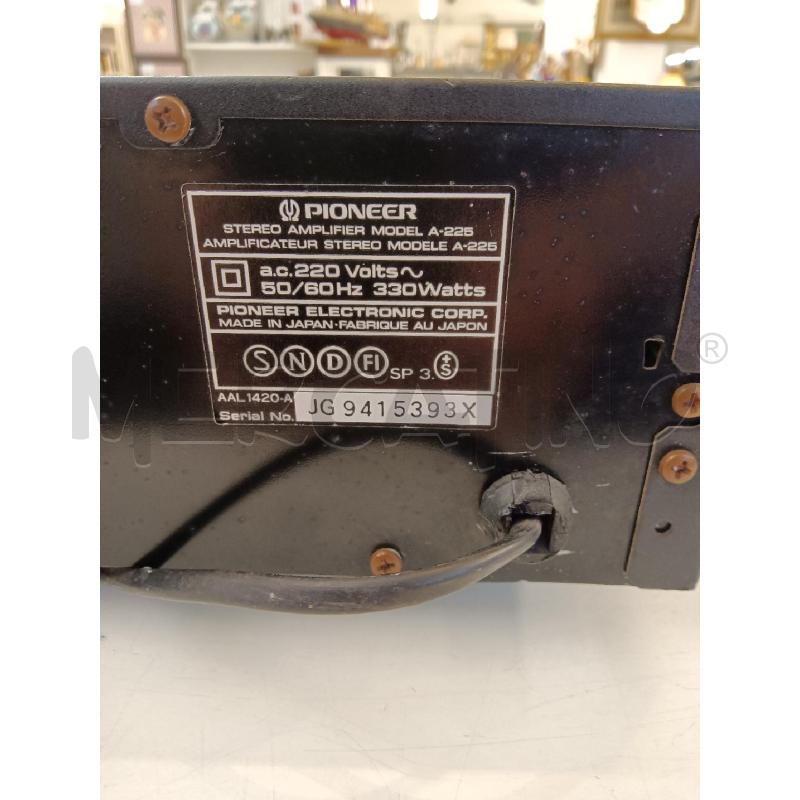 AMPLIFICATORE PIONEER A 225 | Mercatino dell'Usato Mestre 5