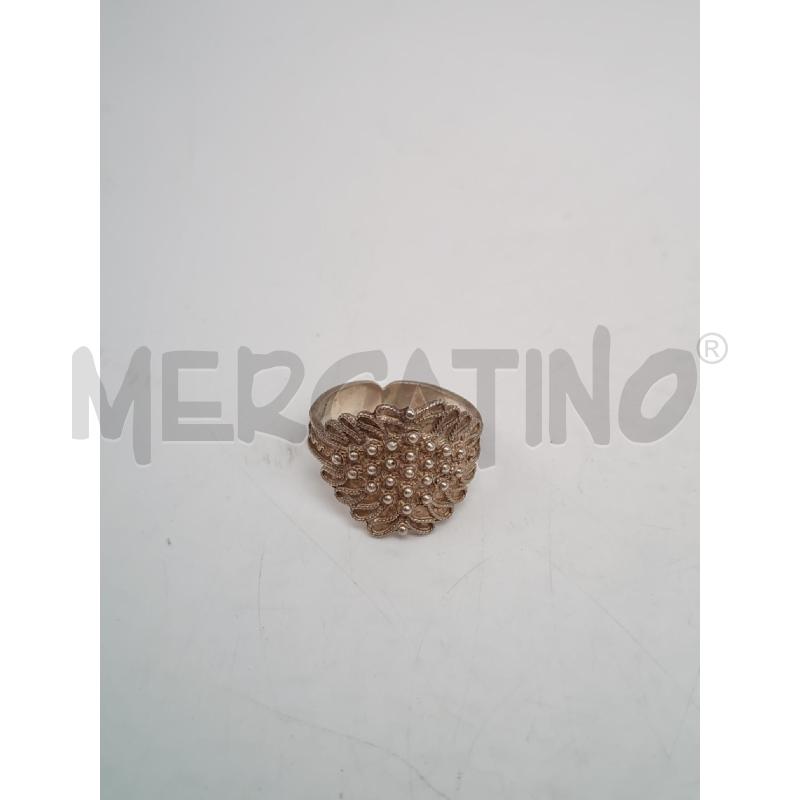 ANELLO DONNA ARGENTATO FEDE SARDA | Mercatino dell'Usato Mestre 1