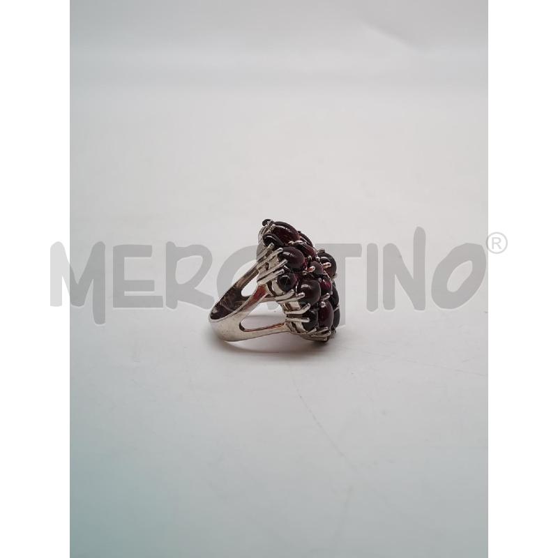 ANELLO DONNA ARGENTATO PIETRINE VIOLA | Mercatino dell'Usato Mestre 2