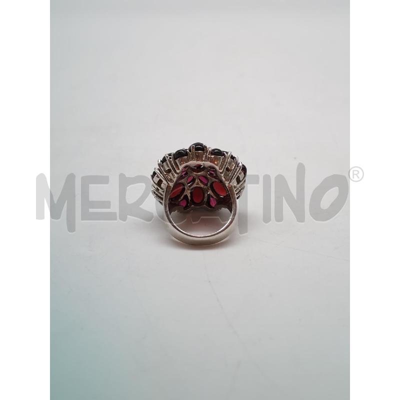 ANELLO DONNA ARGENTATO PIETRINE VIOLA | Mercatino dell'Usato Mestre 3