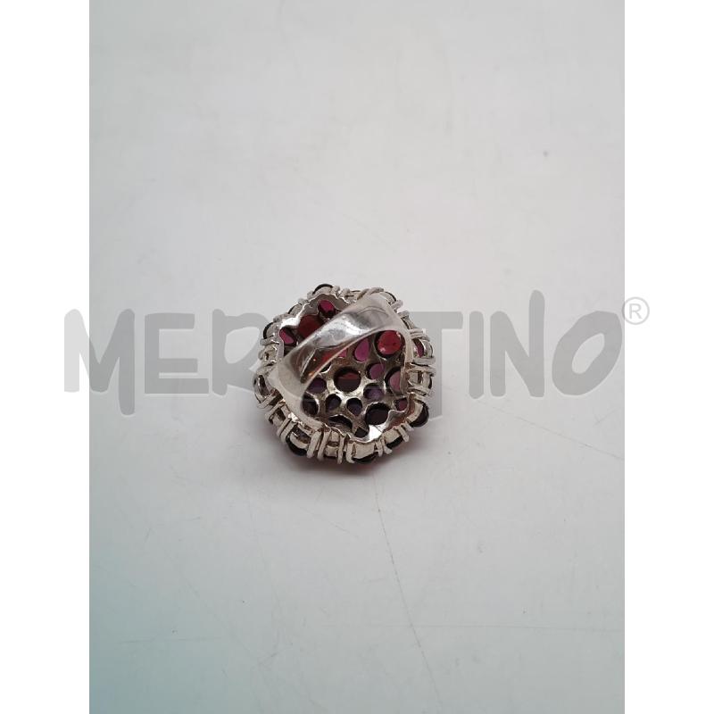 ANELLO DONNA ARGENTATO PIETRINE VIOLA | Mercatino dell'Usato Mestre 5