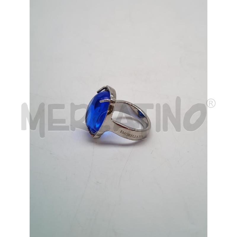 ANELLO DONNA MORELLATO ARGENTATO PIETRA BLU | Mercatino dell'Usato Mestre 3