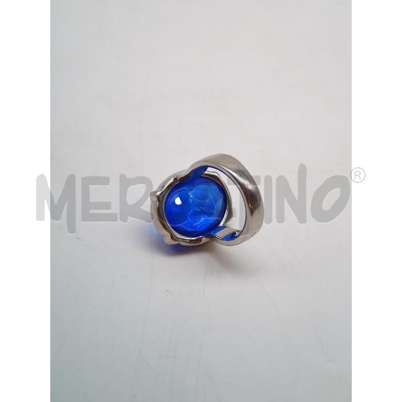 ANELLO DONNA MORELLATO ARGENTATO PIETRA BLU | Mercatino dell'Usato Mestre 5