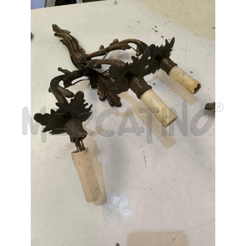 APPLIQUE METALLO DORATO COPPIA | Mercatino dell'Usato Mestre 5