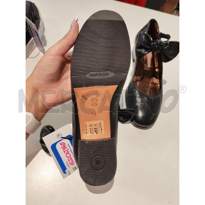 BALLERINA MISS CLAIR VERA PELLE NERE CON FIOCCO REMOVIBILE | Mercatino dell'Usato Mestre 4