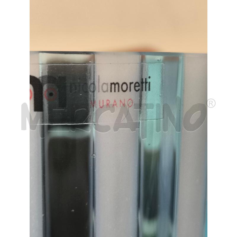 BICCHIERE MURANO RIGHE AZZURRE | Mercatino dell'Usato Mestre 3