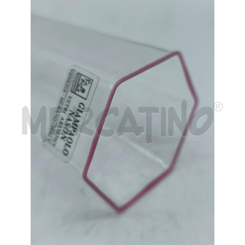 BICCHIERI PZ. 5 GIAMPAOLO NASON BORDO ROSA | Mercatino dell'Usato Mestre 3