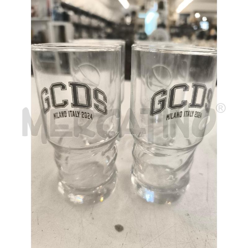 BICCHIERI PZ. 6 GCDS PEPSI LOGO GRIGIO | Mercatino dell'Usato Mestre 1