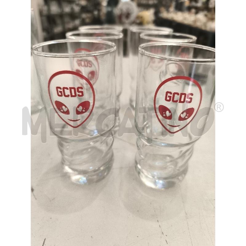 BICCHIERI PZ. 6 GCDS PEPSI LOGO ROSSO | Mercatino dell'Usato Mestre 1