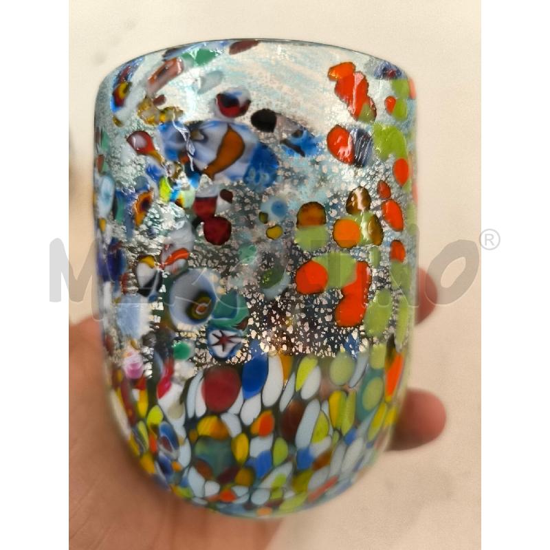 BICCHIERI PZ. 6 MURANO FANTASIA  | Mercatino dell'Usato Mestre 2