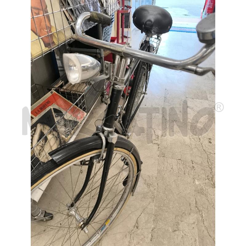 BICICLETTA UOMO NERA FRENI A BACCHETTA | Mercatino dell'Usato Mestre 2