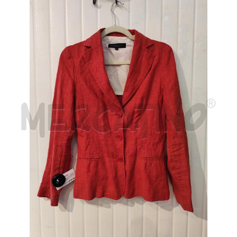 BLAZER DONNA BROOKSFIELD ROSSA GESSATA  | Mercatino dell'Usato Mestre 1