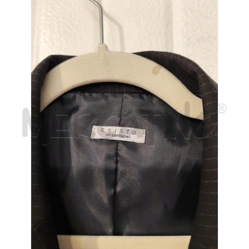 BLAZER DONNA ESISTO DI CONBIPEL NERO GESSATO | Mercatino dell'Usato Mestre 2