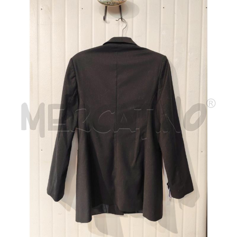 BLAZER DONNA ESISTO DI CONBIPEL NERO GESSATO | Mercatino dell'Usato Mestre 3