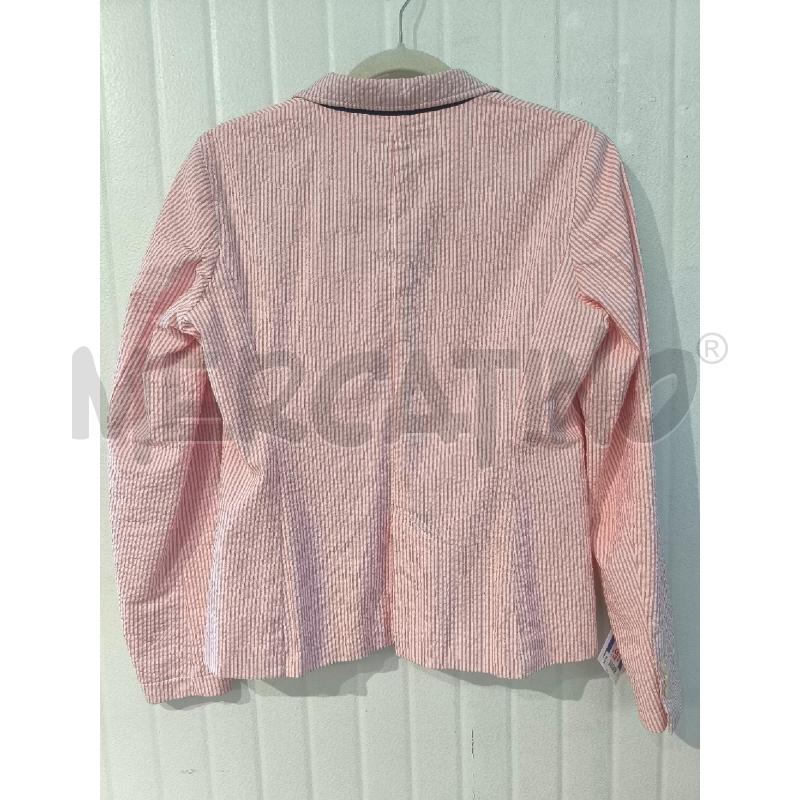 BLAZER DONNA GANT RIGHE ROSA BIANCHE  | Mercatino dell'Usato Mestre 4