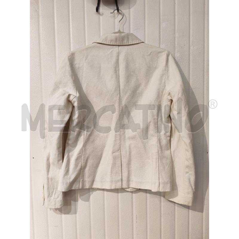 BLAZER DONNA HENRY COTTONS BIANCO COTONE E LINO | Mercatino dell'Usato Mestre 2