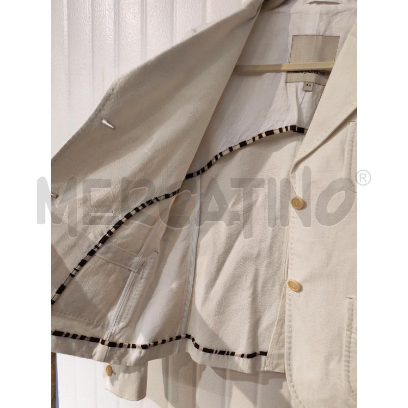 BLAZER DONNA HENRY COTTONS BIANCO COTONE E LINO | Mercatino dell'Usato Mestre 4
