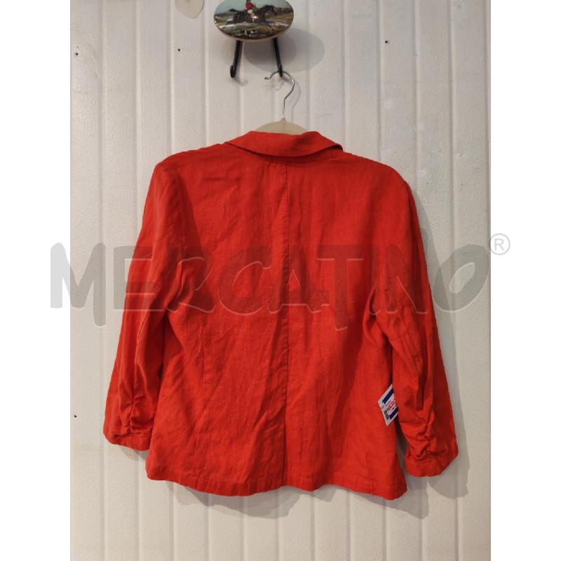 BLAZER DONNA JACQUIE ROSSA LINO | Mercatino dell'Usato Mestre 3
