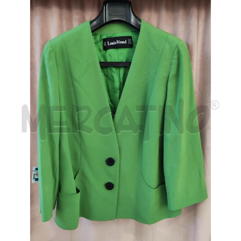 BLAZER DONNA LOUIS FERAUD VERDE CON BOTTONI  | Mercatino dell'Usato Mestre 1