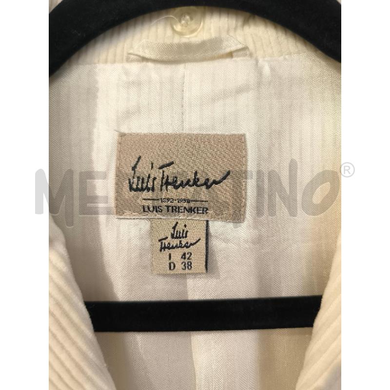 BLAZER DONNA LUIS TRENKER BIANCO CREMA BOTTONI PERLINE | Mercatino dell'Usato Mestre 2