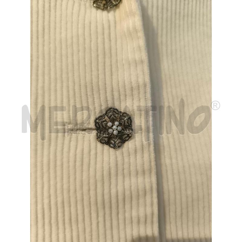 BLAZER DONNA LUIS TRENKER BIANCO CREMA BOTTONI PERLINE | Mercatino dell'Usato Mestre 3