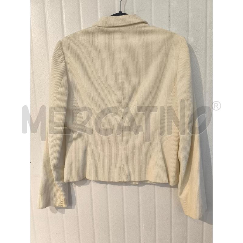 BLAZER DONNA LUIS TRENKER BIANCO CREMA BOTTONI PERLINE | Mercatino dell'Usato Mestre 4
