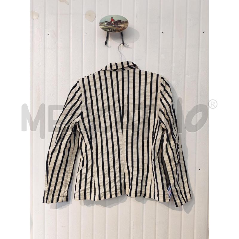 BLAZER DONNA MARTINELLI BIANCO NERO RIGHE  | Mercatino dell'Usato Mestre 2