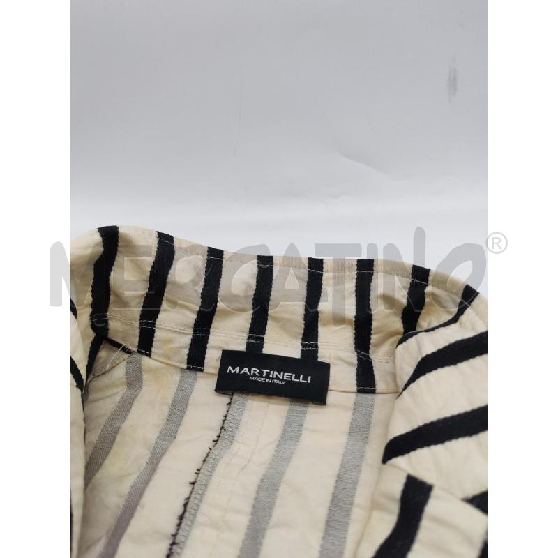 BLAZER DONNA MARTINELLI BIANCO NERO RIGHE  | Mercatino dell'Usato Mestre 3