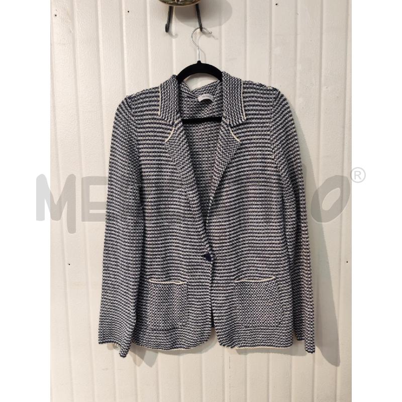 BLAZER DONNA MAX&CO BLU BIANCO PUNTINI | Mercatino dell'Usato Mestre 1