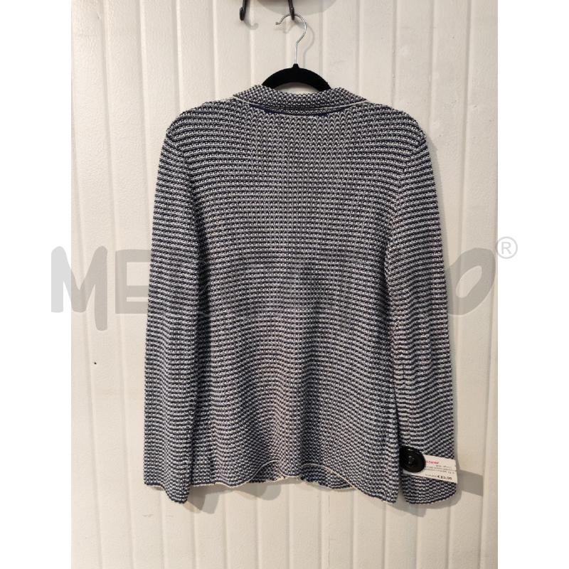 BLAZER DONNA MAX&CO BLU BIANCO PUNTINI | Mercatino dell'Usato Mestre 4
