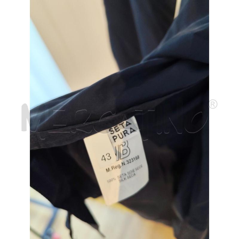 BLAZER DONNA MIRO SPORT BLU IN SETA  | Mercatino dell'Usato Mestre 4