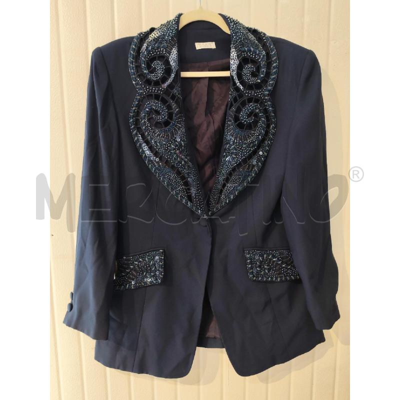 BLAZER DONNA MUSANI BLU NOTTE PERLINE | Mercatino dell'Usato Mestre 1