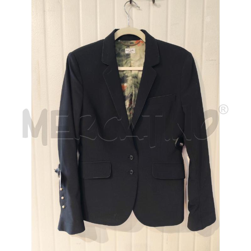 BLAZER DONNA POUL SMITH NERO FODERA FANTASIA | Mercatino dell'Usato Mestre 1