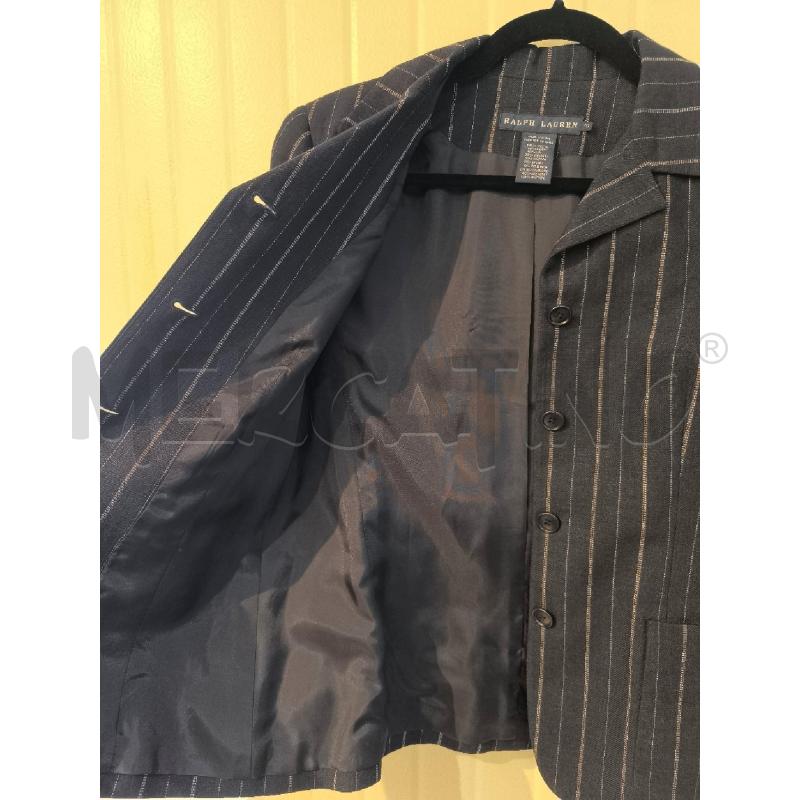 BLAZER DONNA RALPH LAUREN BLU NOTTE GESSATO | Mercatino dell'Usato Mestre 4