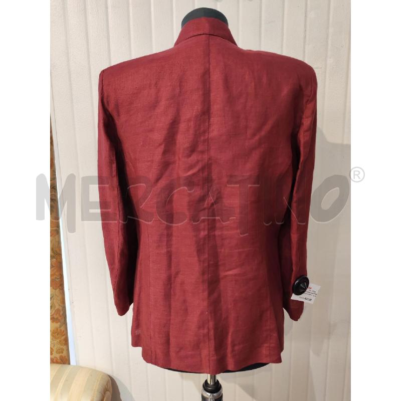 BLAZER DONNA SARTORIALE ROSSO SCURO DOPPIO PETTO | Mercatino dell'Usato Mestre 3