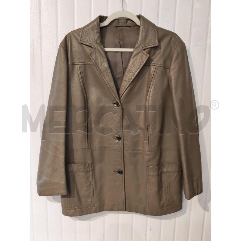 BLAZER DONNA SM VERDE SCURO VERA PELLE | Mercatino dell'Usato Mestre 1