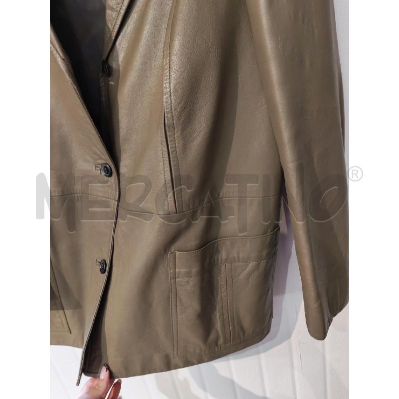 BLAZER DONNA SM VERDE SCURO VERA PELLE | Mercatino dell'Usato Mestre 3