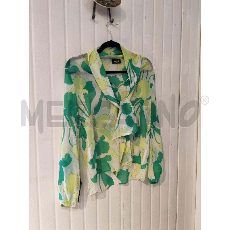 BLUSA DONNA EMME MARELLA FANTASIA VERDE VELO | Mercatino dell'Usato Mestre 3