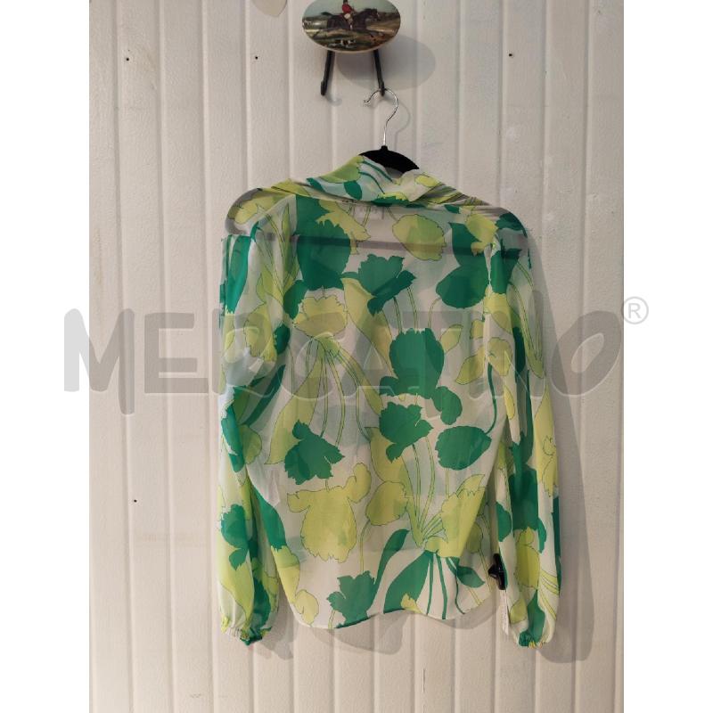 BLUSA DONNA EMME MARELLA FANTASIA VERDE VELO | Mercatino dell'Usato Mestre 4