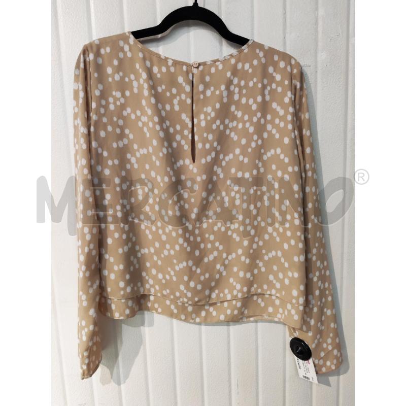 BLUSA DONNA PATRIZIA PEPE BEIGE CERCHI BIANCHI | Mercatino dell'Usato Mestre 3