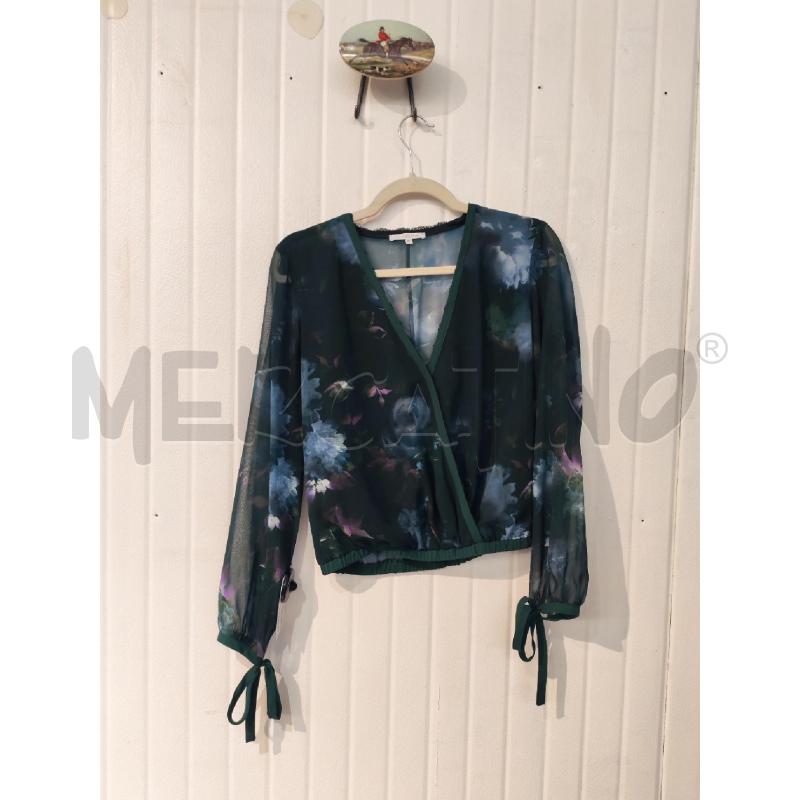 BLUSA DONNA PATRIZIA PEPE VERDE FIORI  | Mercatino dell'Usato Mestre 1