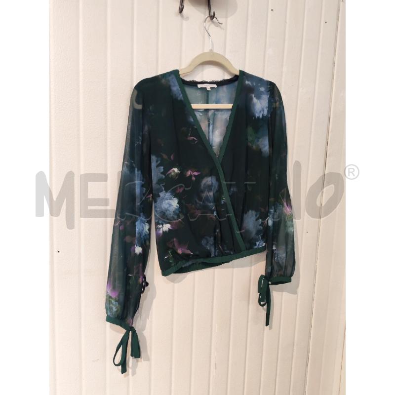 BLUSA DONNA PATRIZIA PEPE VERDE FIORI  | Mercatino dell'Usato Mestre 3